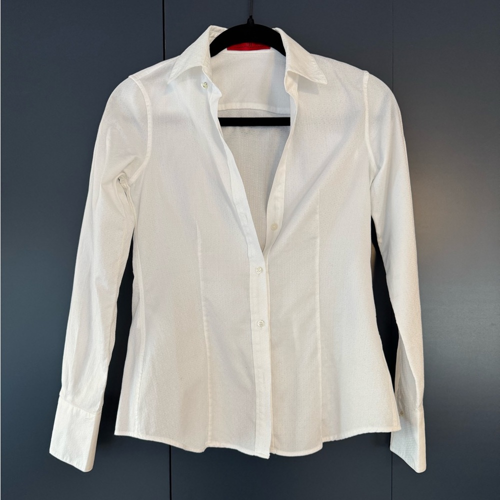 Carolina Herrera White Women's Button-Down Shirt